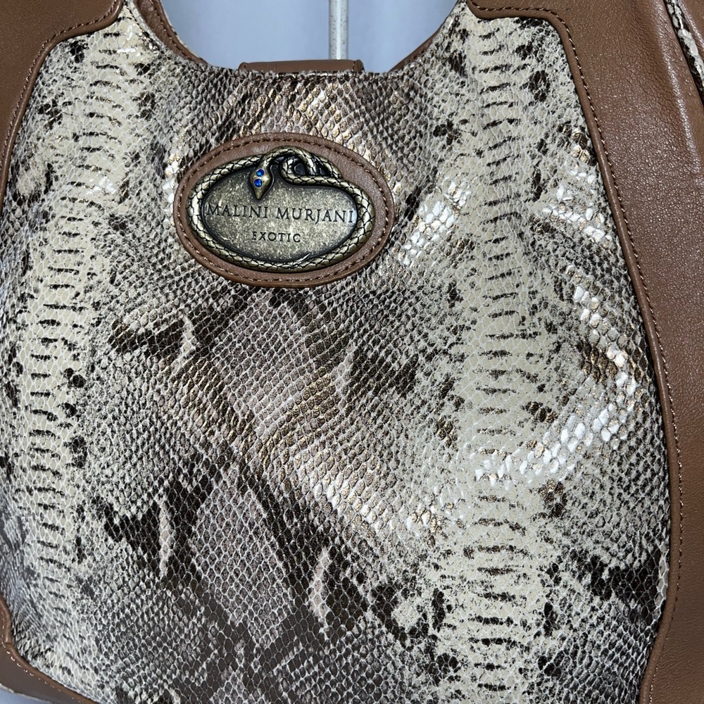 Malini Murjani Exotic Dena Python Shopper - image 3